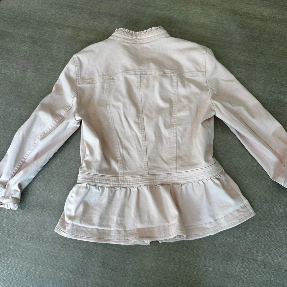 White House Black Market Light Pink woman’s  cotton size 4 Jacket
